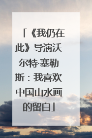 《我仍在此》导演沃尔特·塞勒斯：我喜欢中国山水画的留白