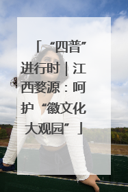 “四普”进行时｜江西婺源：呵护“徽文化大观园”