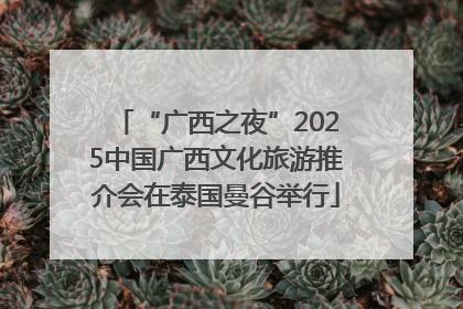 “广西之夜”2025中国广西文化旅游推介会在泰国曼谷举行