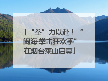 “拳”力以赴！“闹海·拳击狂欢季”在烟台莱山启幕