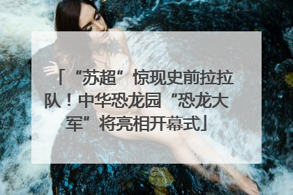 “苏超”惊现史前拉拉队！中华恐龙园“恐龙大军”将亮相开幕式