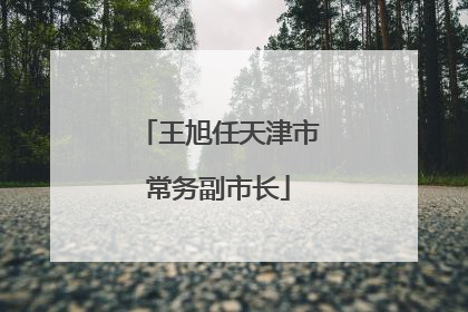 王旭任天津市常务副市长