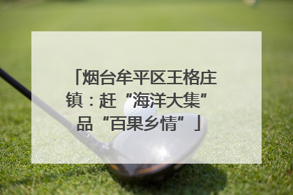 烟台牟平区王格庄镇：赶“海洋大集” 品“百果乡情”