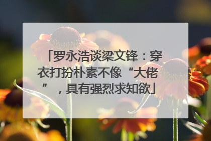 罗永浩谈梁文锋：穿衣打扮朴素不像“大佬”，具有强烈求知欲