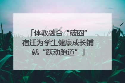 体教融合“破圈” 宿迁为学生健康成长铺就“跃动跑道”