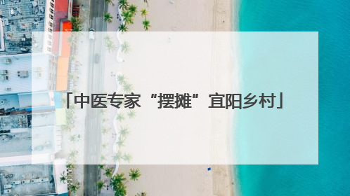 中医专家“摆摊”宜阳乡村
