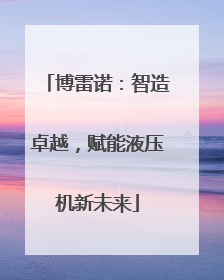 博雷诺：智造卓越，赋能液压机新未来