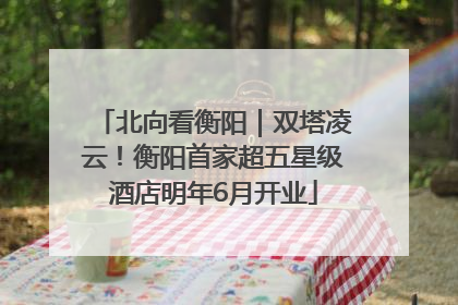 北向看衡阳｜双塔凌云！衡阳首家超五星级酒店明年6月开业