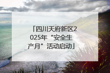 四川天府新区2025年“安全生产月”活动启动
