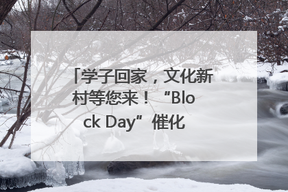 学子回家，文化新村等您来！“Block Day”催化学院式街区新生态