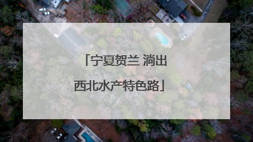 宁夏贺兰 淌出西北水产特色路
