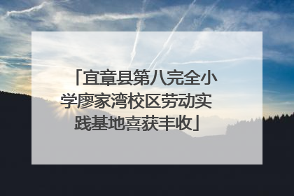 宜章县第八完全小学廖家湾校区劳动实践基地喜获丰收