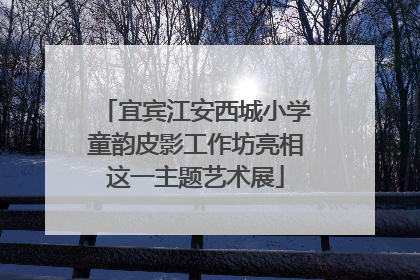 宜宾江安西城小学童韵皮影工作坊亮相这一主题艺术展