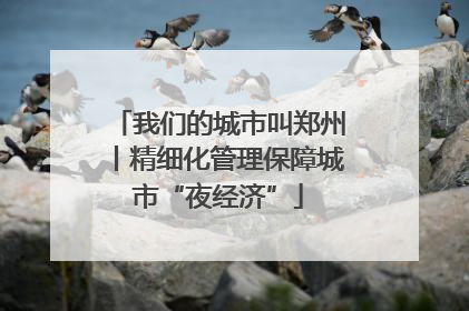 我们的城市叫郑州丨精细化管理保障城市“夜经济”