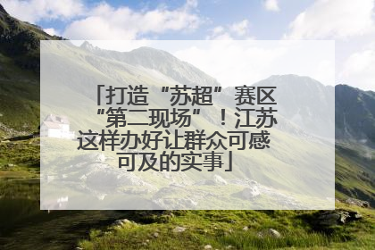 打造“苏超”赛区“第二现场”！江苏这样办好让群众可感可及的实事