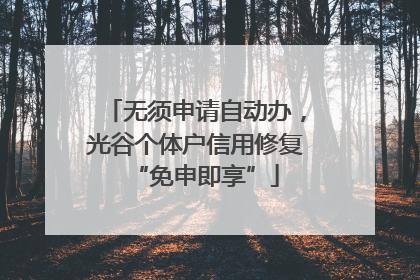 无须申请自动办，光谷个体户信用修复“免申即享”
