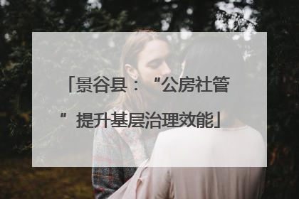 景谷县：“公房社管”提升基层治理效能