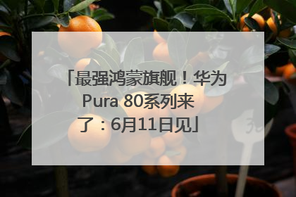 最强鸿蒙旗舰！华为Pura 80系列来了：6月11日见
