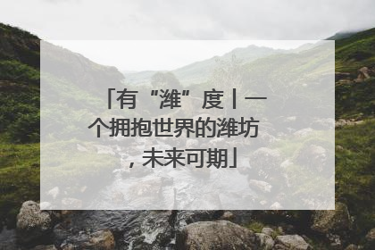 有“潍”度丨一个拥抱世界的潍坊，未来可期
