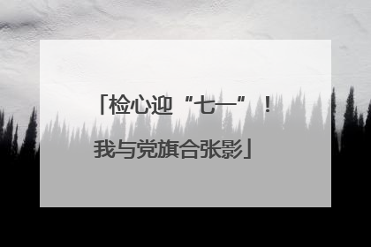检心迎“七一”！我与党旗合张影