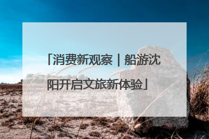 消费新观察｜船游沈阳开启文旅新体验