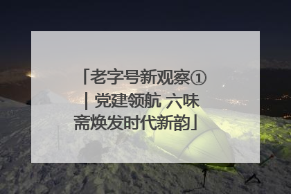 老字号新观察①｜党建领航 六味斋焕发时代新韵