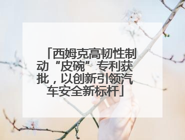 西姆克高韧性制动“皮碗”专利获批，以创新引领汽车安全新标杆