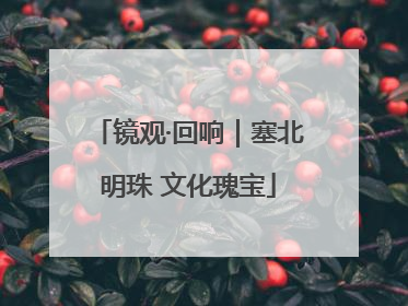 镜观·回响｜塞北明珠 文化瑰宝