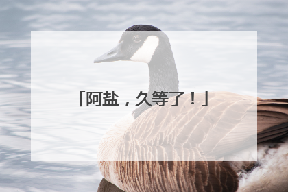 阿盐，久等了！