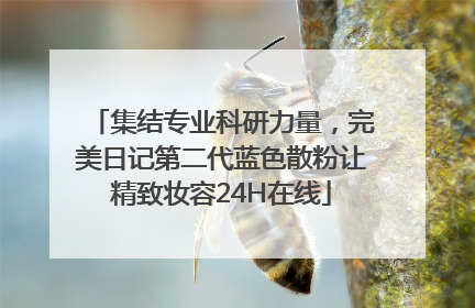 集结专业科研力量，完美日记第二代蓝色散粉让精致妆容24H在线