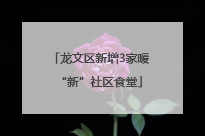 龙文区新增3家暖“新”社区食堂
