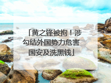 黄之锋被拘！涉勾结外国势力危害国安及洗黑钱