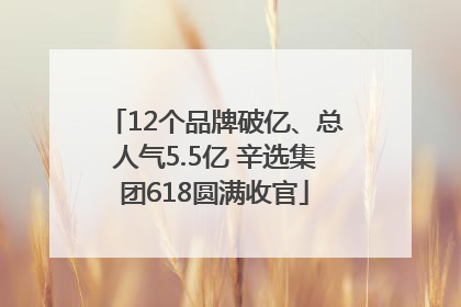 12个品牌破亿、总人气5.5亿 辛选集团618圆满收官
