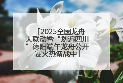 2025全国龙舟大联动暨“划遍四川”德阳端午龙舟公开赛火热备战中