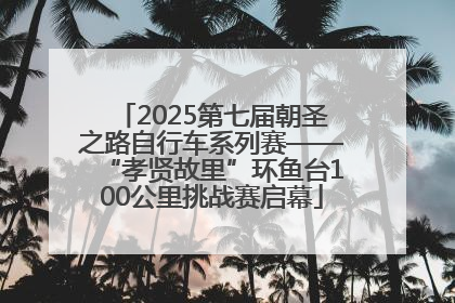 2025第七届朝圣之路自行车系列赛——“孝贤故里”环鱼台100公里挑战赛启幕